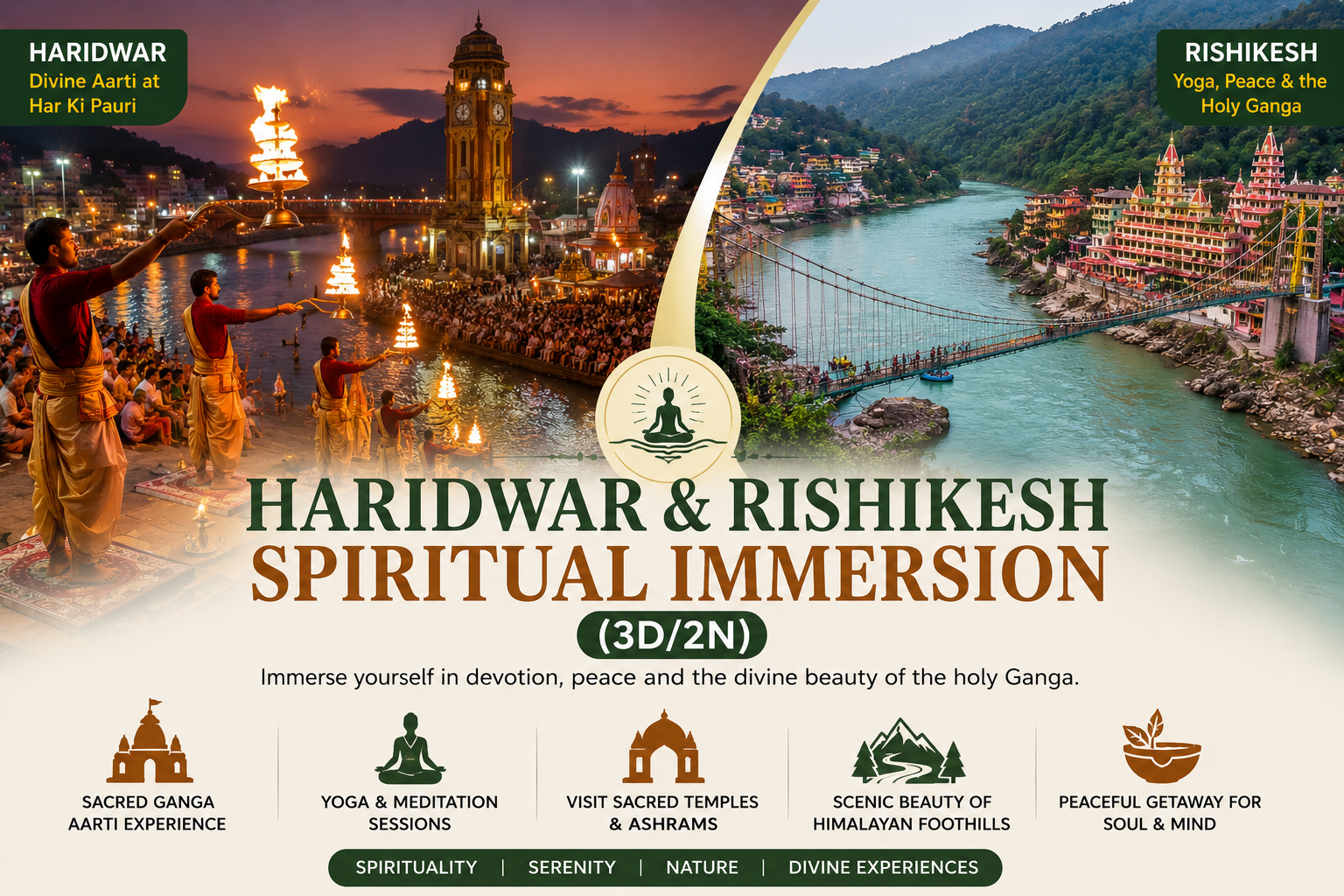 Haridwar & Rishikesh Spiritual Immersion (3D/2N)