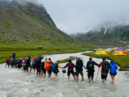 Hampta Pass Trek_From lush green valleys of Kullu to the stark_ dramatic landscapes of Spiti – Hampta Pass is a surreal crossover. Think wild rivers_ snow(