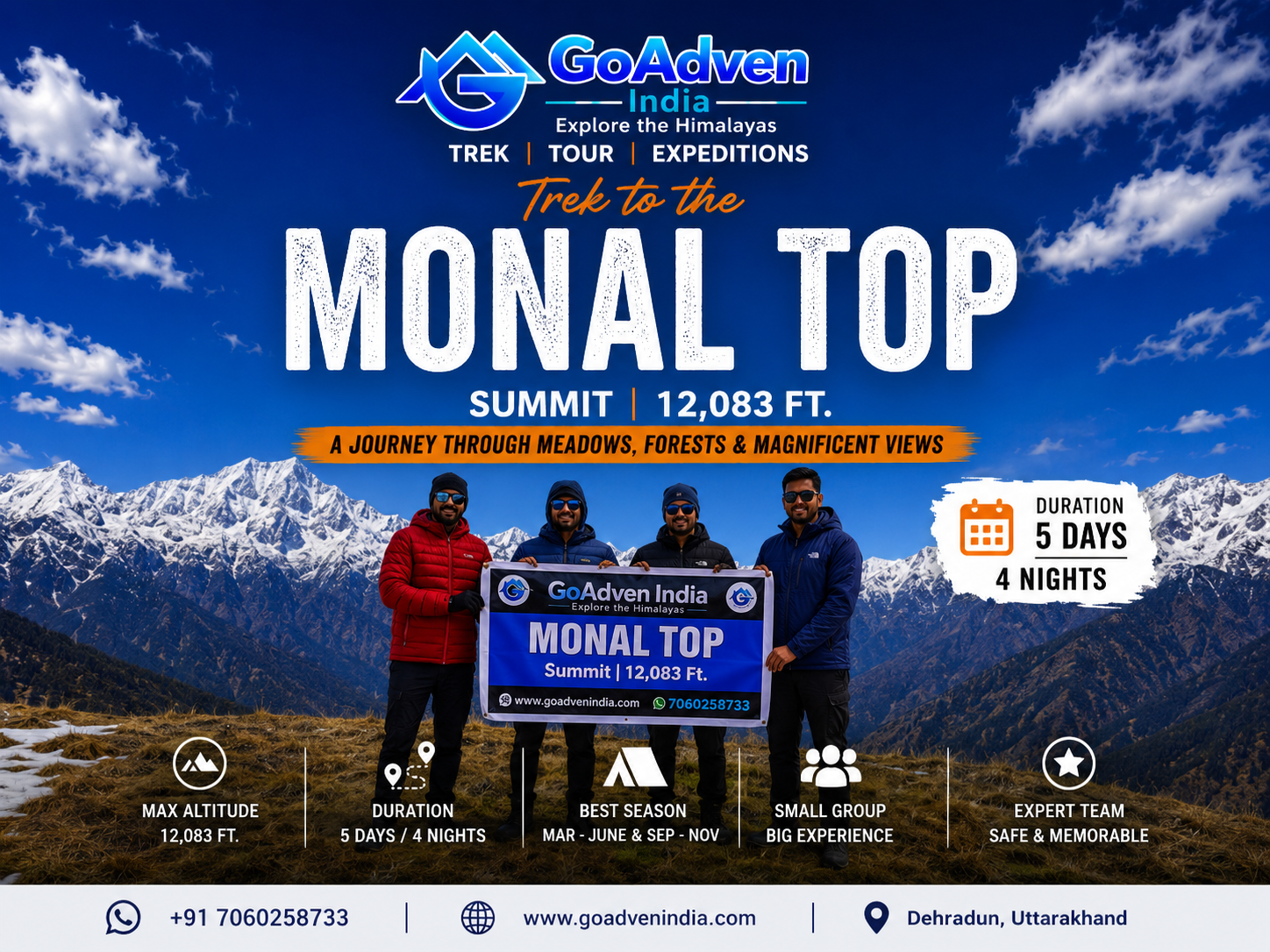 Monal Top Trek